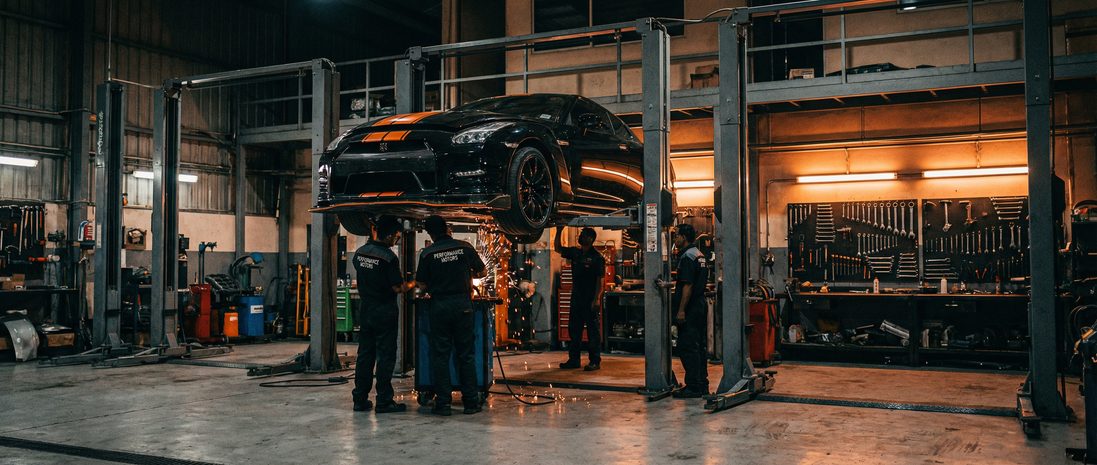 高清动漫修车改装